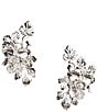 Mestiza New York Laurel Leaf Drop Insert Gem Earrings - Image 1