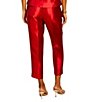 Mestiza New York Palau Silk Twill Cigarette Coordinating Crop Pants - Image 2