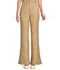 Mestiza New York Theo Coordinating Sparkle Tweed Bell Bottom Pants, Color:Gold Multi - Image 5