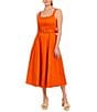 Mestiza New York Yvette Reversible Square Neck Sleeveless Midi Dress, Color:Sunkissed Ivory - Image 2