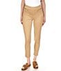 Color:Dark Camel - Image 1 - MICHAEL Michael Kors Ponte Skinny Leg Zip Pocket Pull-On Pants