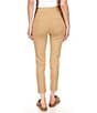 Color:Dark Camel - Image 2 - MICHAEL Michael Kors Ponte Skinny Leg Zip Pocket Pull-On Pants