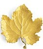 Color:Yellow - Image 1 - Autumn Vine Grape Leaf Dish