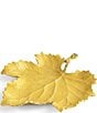 Color:Yellow - Image 2 - Autumn Vine Grape Leaf Dish
