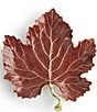Color:Red - Image 1 - Autumn Vine Grape Leaf Dish