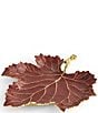 Color:Red - Image 2 - Autumn Vine Grape Leaf Dish