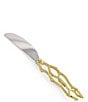 Michael Aram Butterfly Ginkgo Gold Collection Cheese Board with Spreader - Image 5