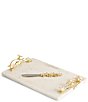 Michael Aram Cherry Blossom Small Cheese Board with Spreader - Image 1