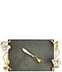 Michael Aram Gardenia Collection Cheeseboard with Knife - Image 3