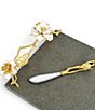 Michael Aram Gardenia Collection Cheeseboard with Knife - Image 5