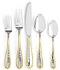 Michael Aram Molten Beaded Edge 5-Piece Flatware Set - Image 1