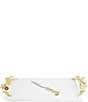 Michael Aram Wildflowers Cheeseboard with Knife, Color:White Board W/Brass And Flower Handles - Image 1