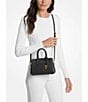 Michael Kors Laila Extra-Small Leather Satchel Bag, Color:Black - Image 3