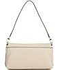 Michael Kors Addie Medium Silver Hardware Convertible Pouchette Crossbody Bag, Color:Light Sand - Image 2