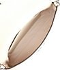 Michael Kors Addie Medium Silver Hardware Convertible Pouchette Crossbody Bag, Color:Light Sand - Image 3