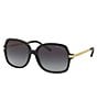 Color:Black - Image 1 - Adrianna II Oversized Square Sunglasses