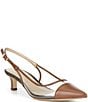 Michael Kors Amara Clear Cap Toe Slingback Pumps - Image 1