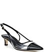 Michael Kors Amara Clear Cap Toe Slingback Pumps - Image 1