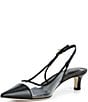 Michael Kors Amara Clear Cap Toe Slingback Pumps - Image 4
