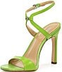 Color:Pear - Image 4 - Amara Leather Ankle Strap Sandals