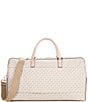 Michael Kors Bedford XL Signature Logo Travel Weekender Bag, Color:Vanilla/Soft Pink - Image 2