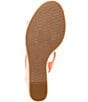 Color:Spiced Coral - Image 6 - Berkley Canvas Espadrille Wedge Sandals