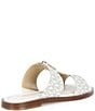 Michael Kors Berkley Signature Logo Leather Zip Slide Sandals - Image 2