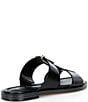Michael Kors Berkley Leather Zip Hardware Slide Sandals - Image 2
