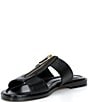 Michael Kors Berkley Leather Zip Hardware Slide Sandals - Image 4