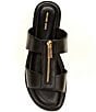 Michael Kors Berkley Leather Zip Hardware Slide Sandals - Image 5