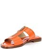 Michael Kors Berkley Leather Zip Hardware Slide Sandals - Image 4
