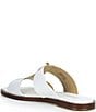 Michael Kors Berkley Leather Zip Hardware Slide Sandals - Image 3