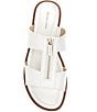 Michael Kors Berkley Leather Zip Hardware Slide Sandals - Image 5