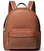 Michael Kors Bex Medium Pebbled Leather Backpack, Color:Luggage - Image 1