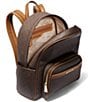 Michael Kors Bex Medium Signature Logo Backpack, Color:Brown Acorn - Image 3