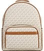 Michael Kors Bex Medium Signature Logo Backpack, Color:Vanilla Acorn - Image 1