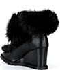 Michael Kors Blakely Faux Fur Wedge Ankle Booties - Image 3
