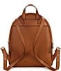 Color:Luggage - Image 2 - Brooklyn Medium Pebbled Leather Backpack