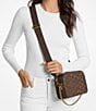 Michael Kors Bryant Medium Double Zip Chain Crossbody Bag, Color:Chocolate - Image 3