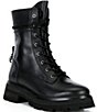 Michael Kors Caleb Leather Lug Booties - Image 1