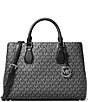 Michael Kors Camille Large Metallic Dot Logo Satchel Bag - Image 6