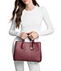 Michael Kors Camille Large Metallic Dot Logo Satchel Bag - Image 4