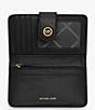 Michael Kors Charm Medium Tab Pocket Bifold Wristlet, Color:Black - Image 3