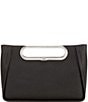 Michael Kors Chelsea Large Contrast Silver Convertible Clutch, Color:Black - Image 1