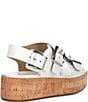 Color:Optic White - Image 2 - Colby Leather Platform Sandals