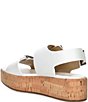 Color:Optic White - Image 3 - Colby Leather Platform Sandals
