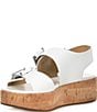 Color:Optic White - Image 4 - Colby Leather Platform Sandals