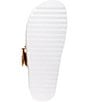 Color:Pale Gold - Image 6 - Colby Leather Slide Sandals