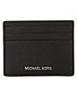 Color:Black - Image 1 - Crossgrain Leather Tall Card Case