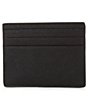 Color:Black - Image 2 - Crossgrain Leather Tall Card Case